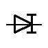 Schaltsymbol Backwars-Diode