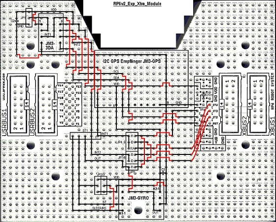 RP6 Experimentierplatine für Xtra Module