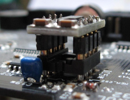 RP6 3D Accelerometer Modul auf der M32