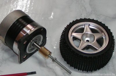 Gewindestange mit Welle verbinden