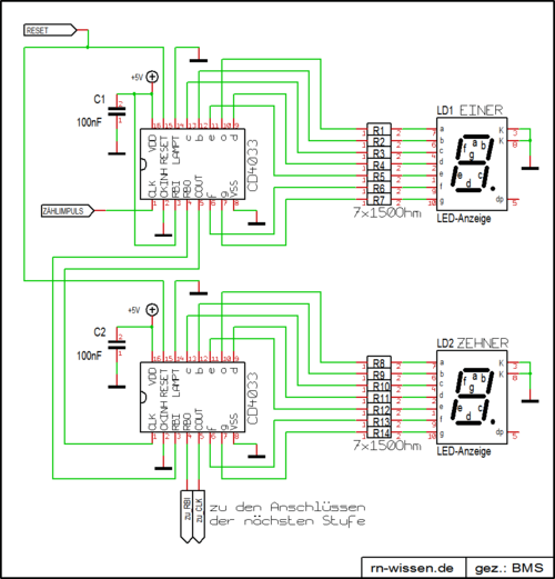 Siebensegment Zähler CD4033.png