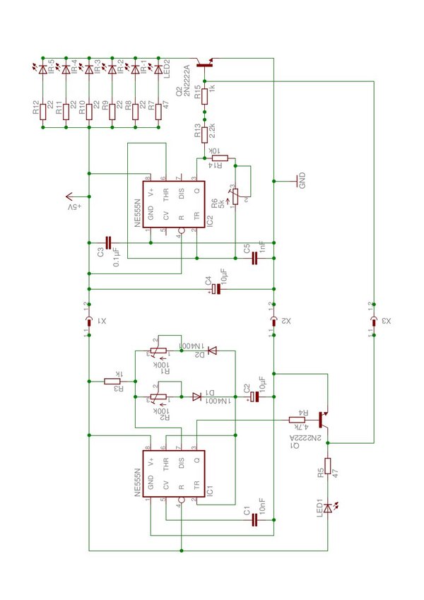 Stromlaufplan IR-bake kpl.